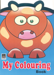 My Colouring Book Cow Cut