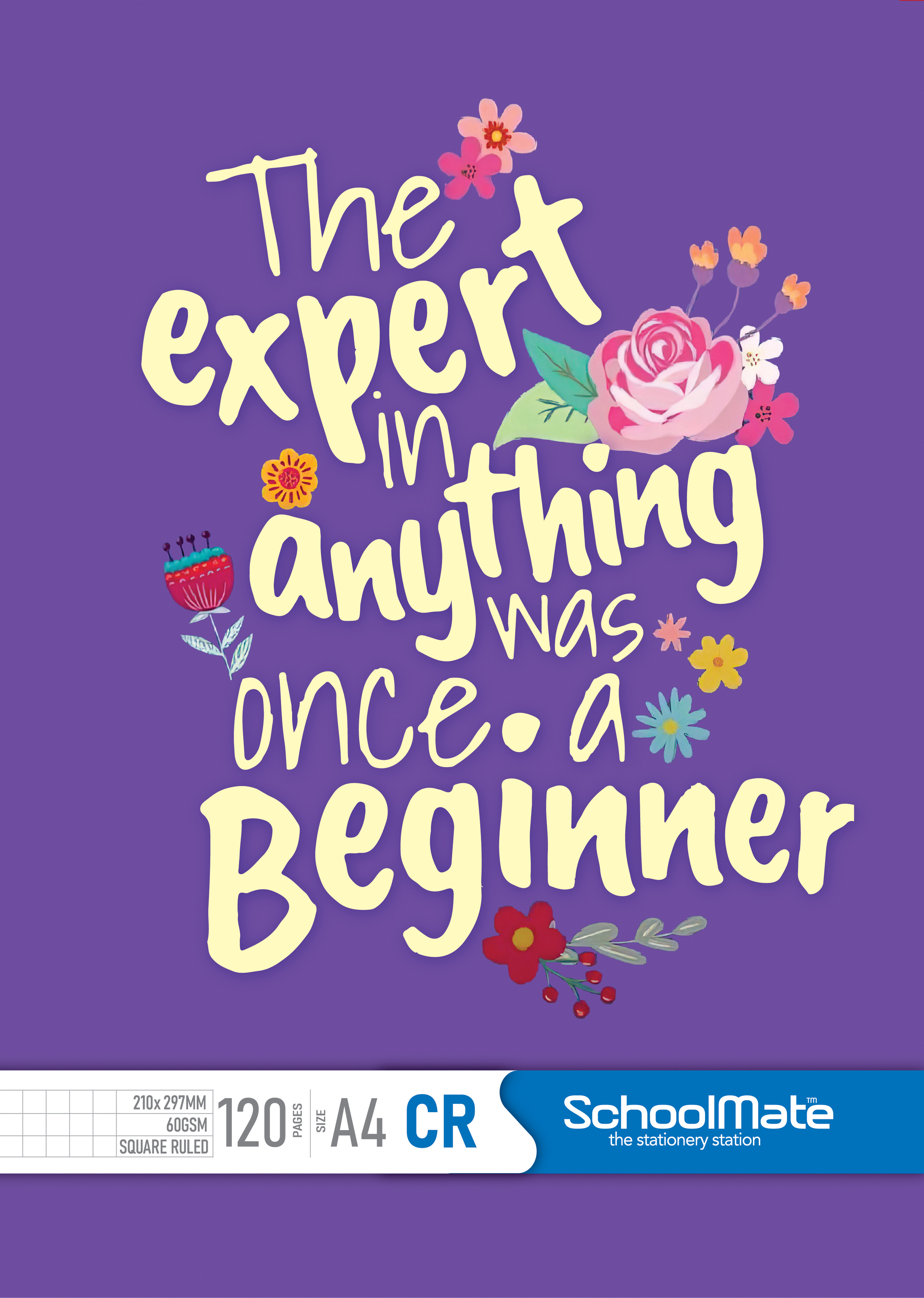 අභ්‍යාස පොත් - කොටු රූල් - A4 - CR