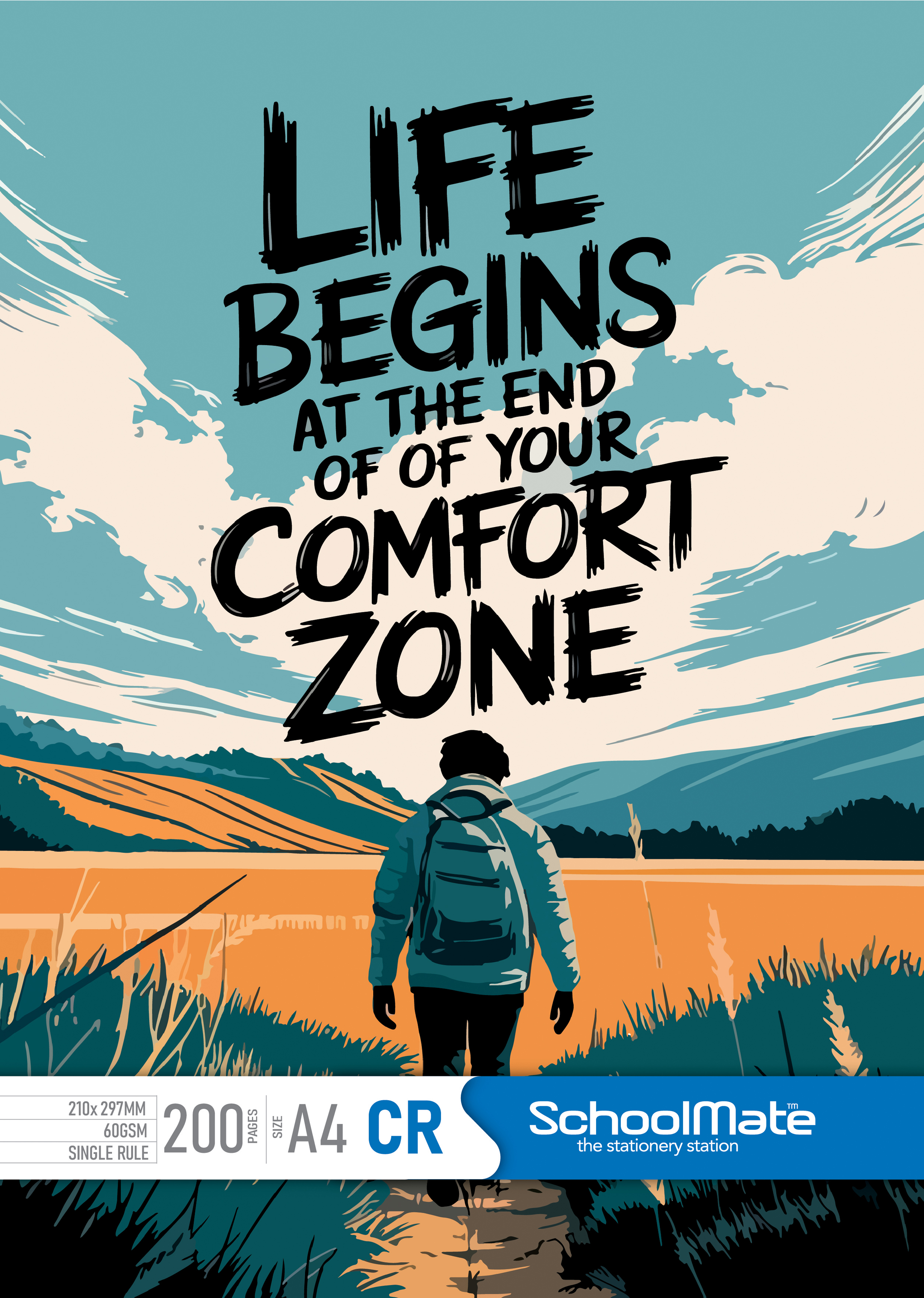 අභ්‍යාස පොත් - තනි රූල්- CR - A4