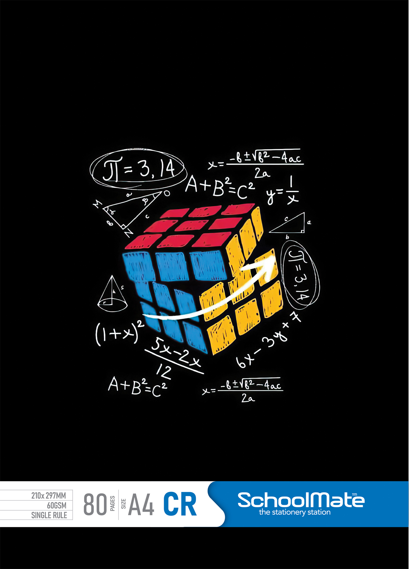 අභ්‍යාස පොත් -  තනි රූල් - CR - A4