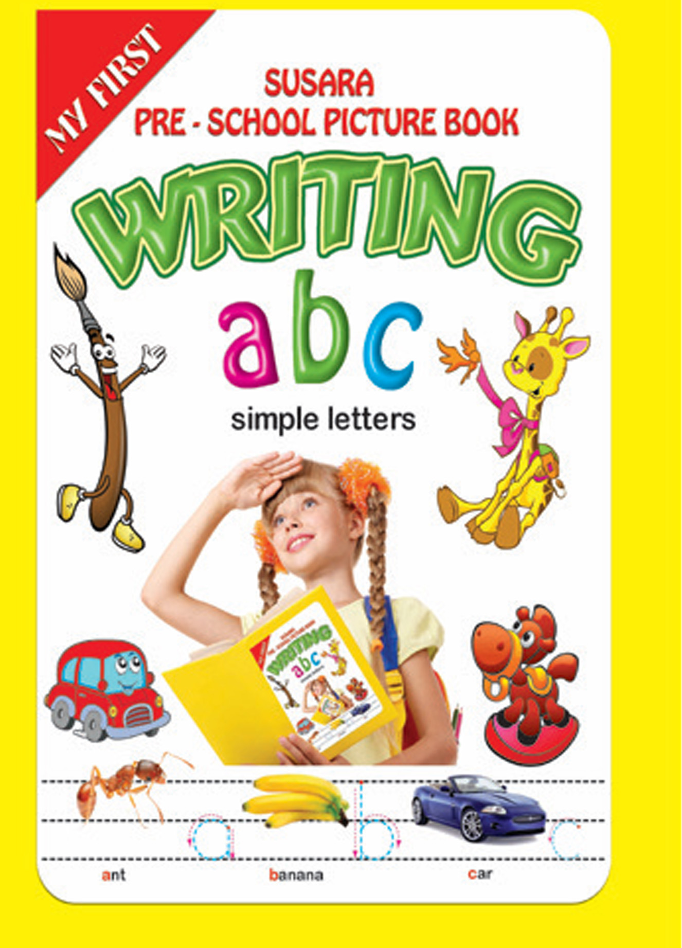 Writing abc simple letters (Pre School Picture Book)